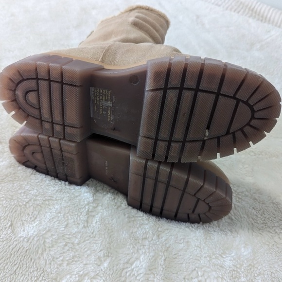 ▫️Free People Sand Suede  Faux Fur Fable Platform Boots ▫️ - Picture 10 of 14